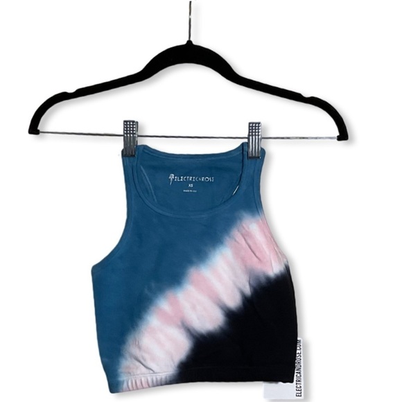 🔥 SALE - NWT Women’s Electric & Rose Tie Dye Sports Bra Top - Size XS - Picture 8 of 9